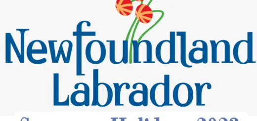 Newfoundland and Labrador Statutory Holidays 2023