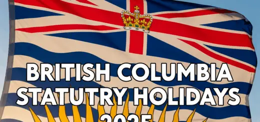 British Columbia Statutory Holidays 2025