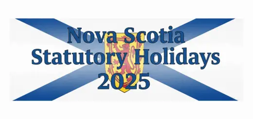 Nova Scotia Statutory Holidays 2025
