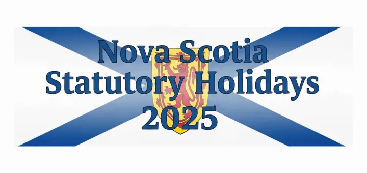 Nova Scotia Statutory Holidays 2025