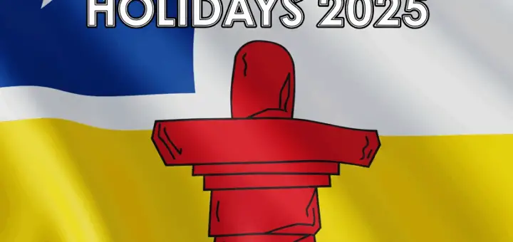 Nunavut Statutory Holidays 2025