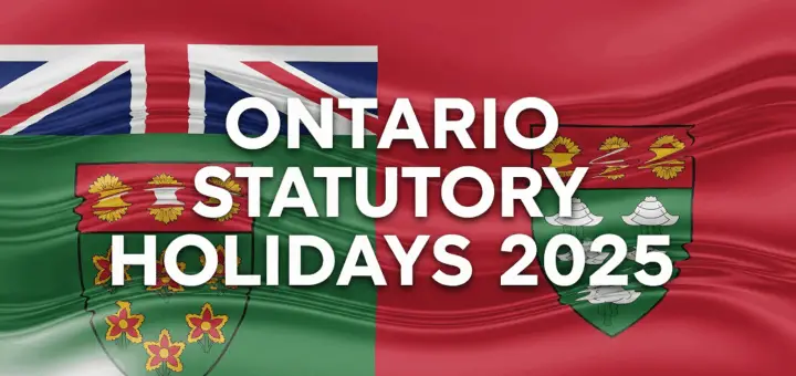 Ontario Statutory Holidays 2025