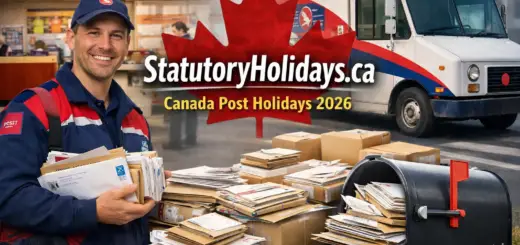 Canada Post Holidays 2026 – Canada Post 2026 holiday calendar