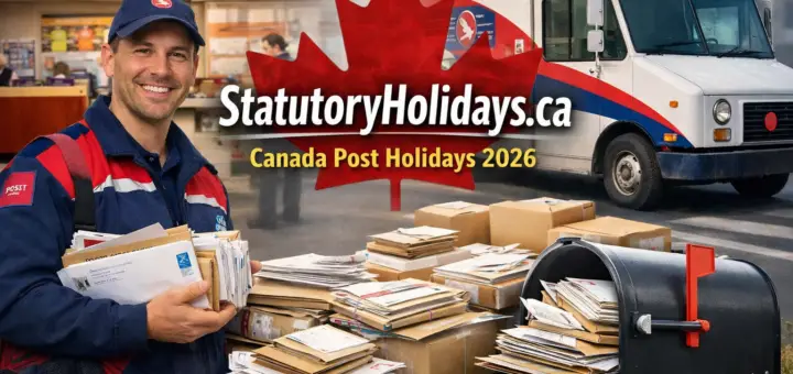 Canada Post Holidays 2026 – Canada Post 2026 holiday calendar