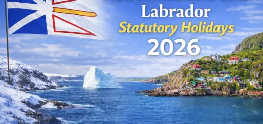 Newfoundland and Labrador statutory holidays 2026
