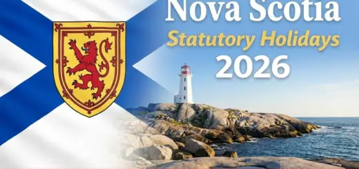 Nova Scotia Statutory Holidays 2026