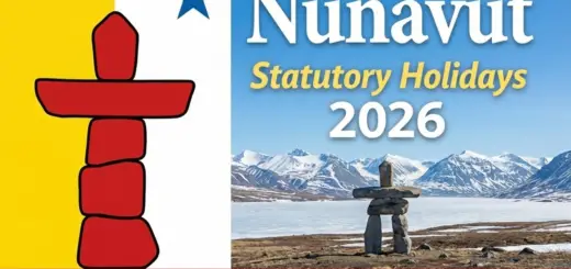 Nunavut Statutory Holidays 2026