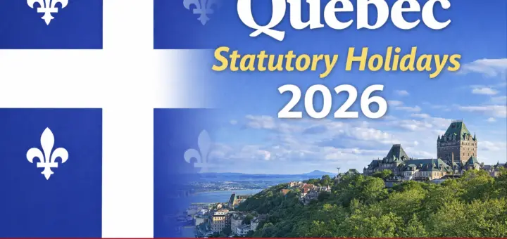 Quebec statutory holidays 2026