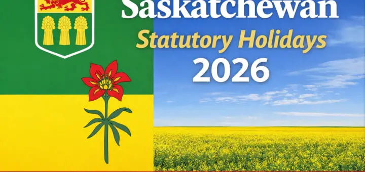 Saskatchewan statutory holidays 2026