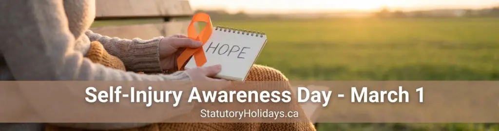 Self-Injury Awareness Day